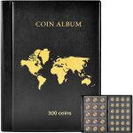 300 pochettes de livre de collection de pi�ces de monnaie, support de collection de pi�ces de monnaie, ...