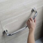 304 acier inoxydable salle de bain main courante douche main courante baignoire main courante personnes ...