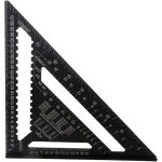 30cm equerre menuisier en alliage d'aluminium, haute pr�cision regle triangle m�trique pour mesure d'angle ...