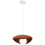 30cm suspension lustre moderne lustre personnalis� cr�atif d'int�rieur plafonnier r�tro e27 orange pour ...