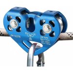 30kn ligne poulie tandem tandem escalade double tandem vitesse double zipline trolley avec mousqueton ...