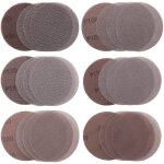 30pcs disques abrasifs filet 125mm grilles abrasives grain p80 / p100 / p120 / p150 / p320 / p600 disques ...