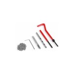 30pcs kit reparation filetage m8 inox foret hlicodal cl hexagonale insert filetage taraud filiere ...