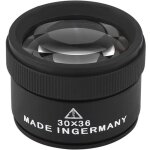 30x loupe de bijoux, grossissantes pi�ces monnaie professionnelle lentille optique alliage plaqu� portable ...