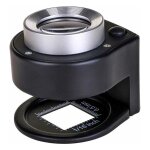 30x loupe illumine, 6 lumires bureau loupe en mtal portable chelle pliante chelle boucle pour textile ...