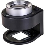 30x loupe illumin�e, 6 lumi�res bureau loupe en m�tal portable �chelle pliante �chelle boucle pour textile ...