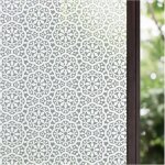 30x300cm)film fen�tre anti regard electrostatique adh�sif occultant intimit� film vitrage verre d�poli ...