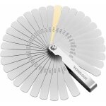 32 lames jeu de cale d'�paisseur, jauge d?�paisseur en acier inoxydable double marquage m�trique / imp�rial ...