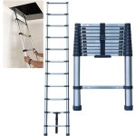 320cm echelle pliable en acier inoxydable �chelle pliant telescoping ladders 11 �chelons, en131 l�ger ...
