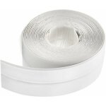 320x3. 8cm bande de douche bande d'�tanch�it� joint de douche salle de bains joint silicone blan ruban ...