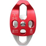 32kn poulie simple / double certifi�e ce grande poulie de sauvetage pour corde de 16 mm max r�a simple ...