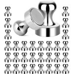 32pcs aimants puissants, aimant frigo magnet 12x16mm, mini aimant en n�odyme extra, puissant petit aimant ...