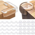 32pcs protege coin de table, protecteur transparent des coins pour securite bebe maison, protection angle ...