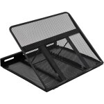 33 x 287 x 185 cm, noir support d'ordinateur portable r�glable ergonomique et ventil� jusqu'� 173 pouces, ...