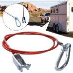 341303 c�ble de frein et de traction pour remorque, 100 cm / 1 m, avec fourche