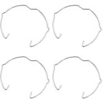 36 pi�ces anneaux de fixation de lampe pour spot gu10 mr16 50mm argent� clip de ressort , xu, de retenue ...