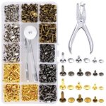 360 pcs rivets en cuir outil de r�glage pinces � poin�onner pour v�tements ceintures chaussures sacs