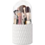 360� rangement pinceaux maquillage avec couvercle, boite rangement maquillage organisateur makeup organizer ...