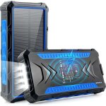 36000mah solar power bank qi chargeur solaire sans fil 2 ports usb et 1 type - c charge rapide �tanche ...