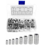 360pcs rondelles plates en 304 acier inoxydable assortiment, rondelles metal, joint vidange, rondelles ...