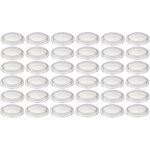 Cyclingcolors - 36x amortisseur de bute polyurthane transparent rond diamtre 12, 7mm autocollant rsistant ...