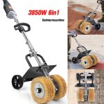 3850w d�capeur � rouleaux 6 en 1, multi ponceuse filaire, 2 x 180mm brosses, 4000 tr / min, r�novateur ...