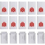 3d efficiency fjm sac filtre aspirateur pour hyclean miele - y'a 10 sacs, 5 tampons filtrants - 209077 ...