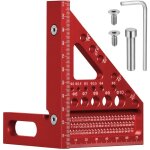 3d multi - angle equerre menuisier avec goupilles cach�es, 22. 5 - 90�equerre 3d en alliage d'aluminium ...