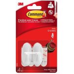 3m crochet de petit designer command (l x l x h) 54 x 25 x 22 mm blanc contenu: 2 pc(s) w288202