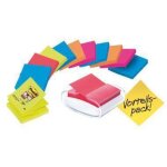 3m - post - it pro - z note - distributeur de notes, with 1 paquet of notes, blanc / transparent colour ...