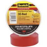 Ruban isolant scotch� 35 scotch scotch35 - 19x20rd rouge (l x l) 20 m x 19 mm r�sine caoutchouc 1 pc(s) ...