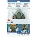 3m - set demi - masques de protect. respirat. 6223 ? set ? a2p3r en 140 avec filtre m
