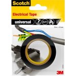 3m scotch ruban electrique 10 m x 15 mm 1 rouleau noir