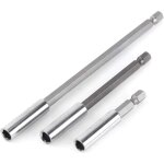 3pcs 1 / 4' porte embouts magnétique extension de vissage tournevis tige hexagonal 60mm 100mm 150mm rallonge ... 3pcs 1 / 4' porte embouts magnétique extension de vissage tournevis tige hexagonal 60mm 100mm 150mm rallonge ...