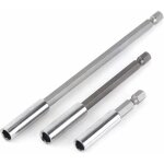 3pcs 1 / 4 tige porte embouts magn�tique extension de vissage rallonge perceuse �lectrique tournevis ...