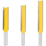 3pcs 8mm queue fraises de fraisage extra longues, fraise  bois fraise extra - longue fraise droite  ...