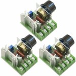 3pcs ac 110v - 220v 2000w scr module de régulateur de tension electronique haute puissance régulateur ... 3pcs ac 110v - 220v 2000w scr module de régulateur de tension electronique haute puissance régulateur ...