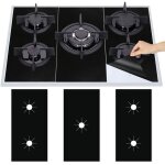3pcs plaque de cuisson � gaz protection en t�flon, tapis de cuisini�re � gaziniere gaz r�utilisables, ...