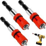 3pcs porte - embouts magn�tique cloison s�che, porte embout visseuse, tige � changement rapide, 1 / 4  ...