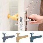 3pcs protecteur de poign�e de porte, poign�es en silicone couvercle de bouton de porte tapis de ventouse ...