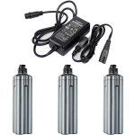 Powerwings - 3x 5, 0ah pour daiwa shimano moulinet pche batterie tanacom500 joue bm2300 + chargeur