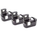 3x batterie compatible avec hitachi cr 18dmr, cr 18dlx, ds 18dfl, ds 18dflg, dh 18dl, dh 18dlx, cr 18dv ...