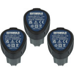 Extensilo 3x batteries remplacement pour hendi 936795 pour couteau  kebab (2500 mah, li - ion, 12 v) ...