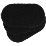 3x filtre � charbon actif compatible avec seb fr4000, fr402, fr402100 / 12a, fr401, fr401900 / 12, fryn ...