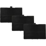 3x filtres � charbon actif compatible avec siemens lc97bb520 / 03, lc97bb520, lc97bb520 / 02, lc97bb520 ...