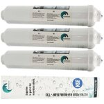 3x filtre � eau pour r�frig�rateur cartouche filtrante compatible tout frigo americain ou standard