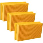 3x filtre pliss� plat compatible avec k�rcher nt 35 / 1 ap, nt 25 / 1 ap aspirateur sec / humide, aspirateur ...
