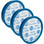 3x filtre pr� - moteur hepa compatible avec hoover 39001290 (cu81cu04011), 39001304 (cu71cu10021), 39001326 ...