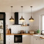 3x industrielle lustre suspension vintage plafonnier en fer lampe chapeaux 27cm pour salon chambre cuisine ...