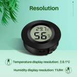 3x mini lcd thermom�tre num�rique temp�rature humidit� testeur hygrom�tre pour r�frig�rateur int�rieur ...